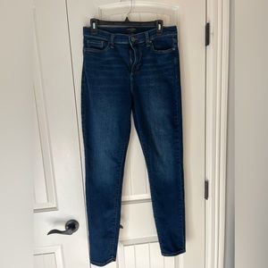 Banana Republic, dark color, skinny jeans. Size 12 Tall